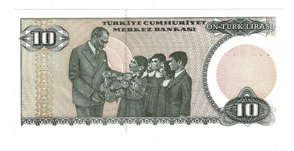 7.Emisyon 2.Tertip 10 Türk Lirası Seri E63 - ÇİL TCK10096 - 2