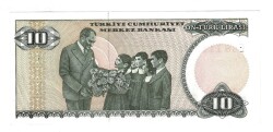 7.Emisyon 2.Tertip 10 Türk Lirası Seri E68 - ÇİL TCK10521 - 2