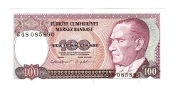 7.Emisyon 2.Tertip 100 Türk Lirası Seri C48 - ÇİL TCK10263 - Gökçekoleksiyon