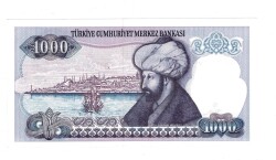 7.Emisyon 2.Tertip 1000 Türk Lirası Seri F09 ÇİL - TCK9881 - 2