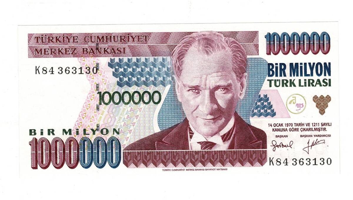 7.Emisyon 2.Tertip 1.000.000 Türk Lirası Seri K84 ÇİL - TCK9845 - 1