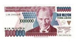 7.Emisyon 2.Tertip 1.000.000 Türk Lirası Seri L36 ÇİL - TCK9844 - 1