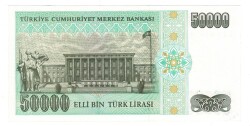 7.Emisyon 2.Tertip 50.000 Türk Lirası Seri L19 ÇİL - TCK9858 - 2