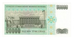 7.Emisyon 2.Tertip 50000 Türk Lirası Seri L65 - ÇİL TCK10143 - 2