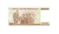 7.Emisyon 3.Tertip 100.000 Türk Lirası Seri H56 ÇİL TCK10025 - 2