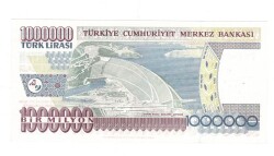 7.Emisyon 3.Tertip 1.000.000 Türk Lirası Seri P14 ÇİL *Filigran Takımın Tek Ayağı* - TCK9838 - 2