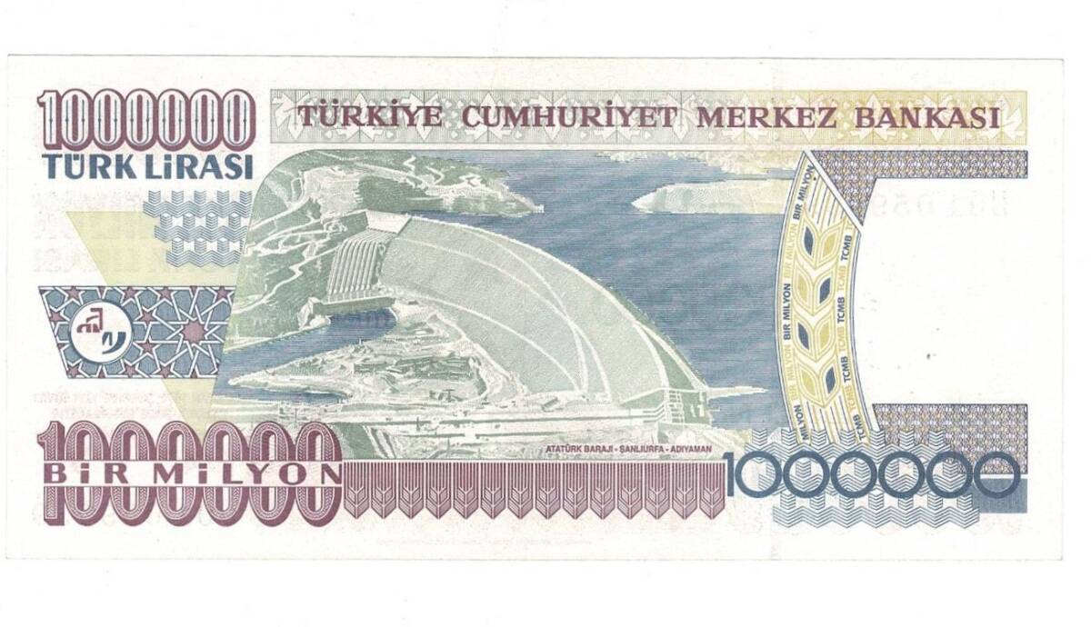 7.Emisyon 3.Tertip 1.000.000 Türk Lirası Seri U01 ÇİL - TCK9840 - 2