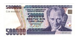 7.Emisyon 3.Tertip 500000 Türk Lirası Seri C26 - ÇA/ÇİL TCK10150 - 3