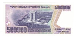 7.Emisyon 4.Tertip 500000 Türk Lirası Seri J79 - ÇİL TCK10155 - 2