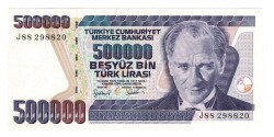 7.Emisyon 4.Tertip 500000 Türk Lirası Seri J88 - ÇİL TCK10157 - 3