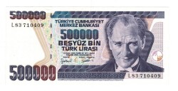 7.Emisyon 4.Tertip 500000 Türk Lirası Seri L83 - ÇİL TCK10159 - 3