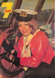7GÜN Sayı25 18 Mayıs 1969 - Celal Şahin Doğum Gününde Zeki Müren İle, Sema Özcan Denizde, Asi Gençler Fotoroman, Che Beyaz Perdede NDR67382 - 2