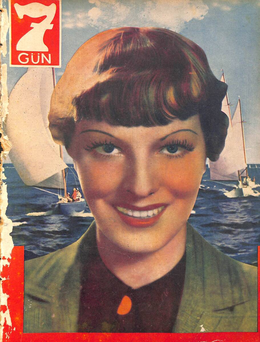 7Gün YEDİGÜN Dergisi Sayı: 286 / 30 Ağustos 1938 - Çalıkuşu NDR100317 - 1