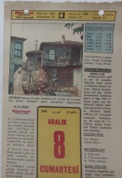 8 Aralık 1979 Takvim Yaprağı - Doğum Günü Hediyesi EFM(N)7419 - Gökçekoleksiyon