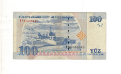 8. Emisyon 100 YTL Seri A54 Temiz TCK9942 - Gökçekoleksiyon
