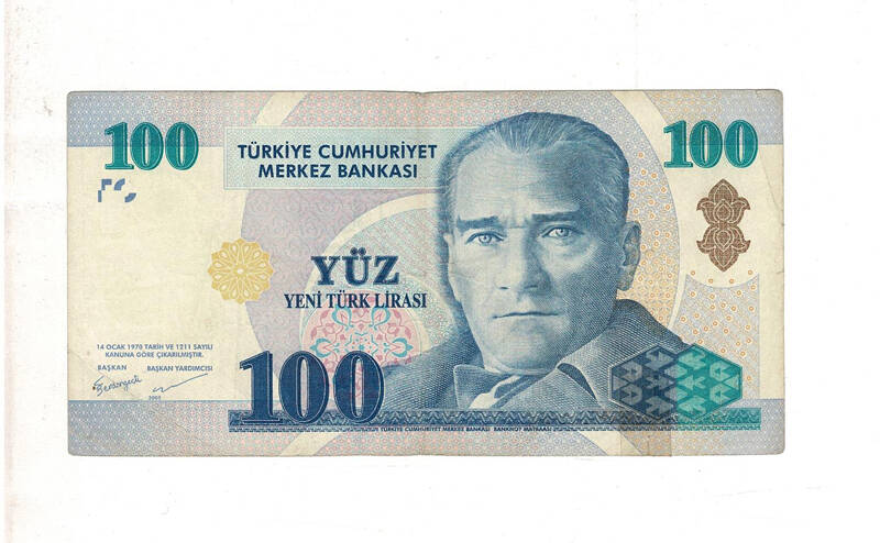 8. Emisyon 100 YTL Seri A54 Temiz TCK9942 - 2