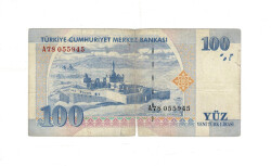 8. Emisyon 100 YTL Seri A78 Haliyle TCK9943 - Gökçekoleksiyon