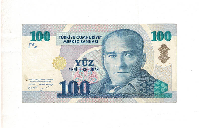 8. Emisyon 100 YTL Seri B61 Temiz TCK9925 - 2