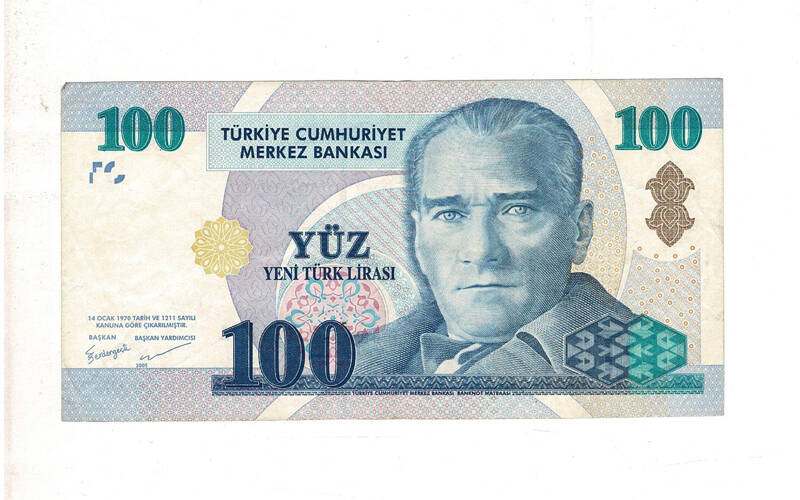 8. Emisyon 100 YTL Seri D09 ÇT+ TCK9937 - 2