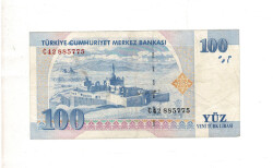 8. Emisyon 100 YTL Seri C42 ÇT TCK9929 - Gökçekoleksiyon