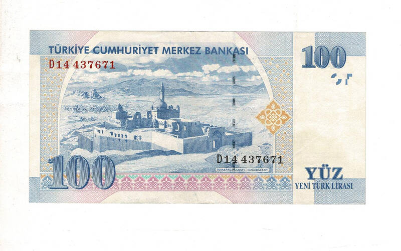 8. Emisyon 100 YTL Seri D14 ÇÇT TCK9938 - 1