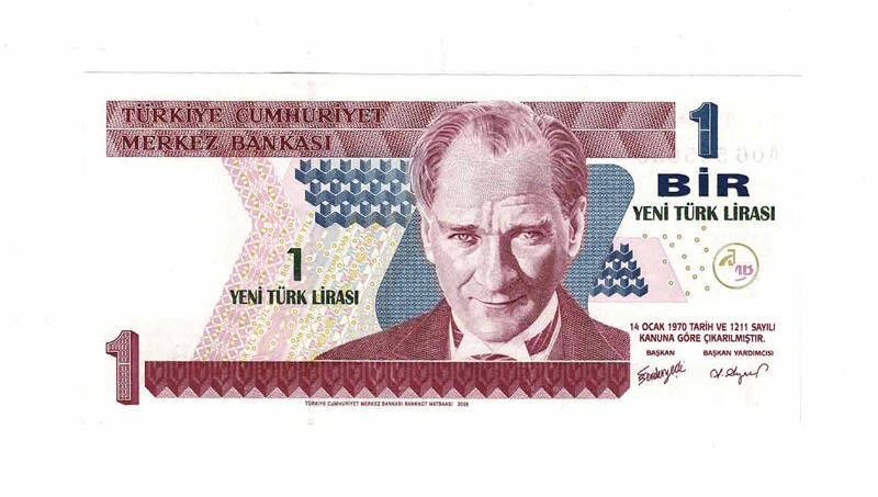 8. Emisyon 1.Tertip 1 YTL ÇİL Seri A06 TCK9779 - 2