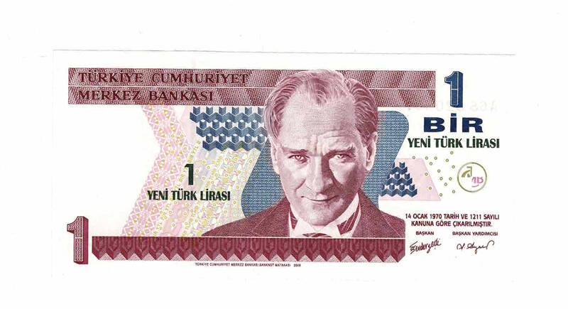 8. Emisyon 1 YTL Seri A68 ÇİL TCK9794 - 2
