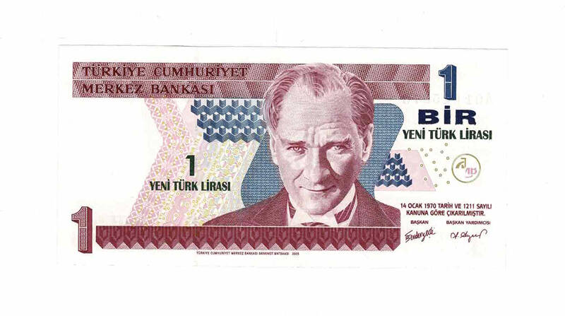 8. Emisyon 1.Tertip 1 YTL Seri A01 ÇİL TCK9777 - 2