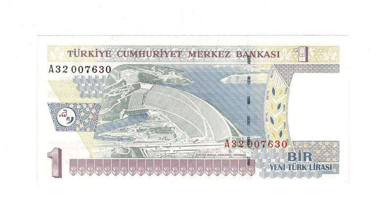 8. Emisyon 1.Tertip 1 YTL Seri A32 ÇİL TCK9786 - 1