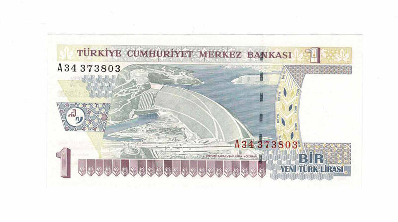 8. Emisyon 1.Tertip 1 YTL Seri A34 ÇİL TCK9787 - 1