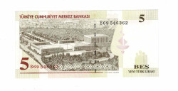 8. Emisyon 5 YTL Seri B69 ÇİL TCK9796 - 1