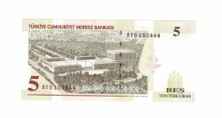8. Emisyon 5 YTL Seri A75 ÇİL TCK9799 - 1