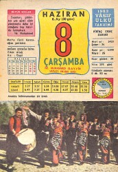 8 Haziran 1983 Takvim Yaprağı - Doğum Günü Hediyesi EFMN15093 - Gökçekoleksiyon