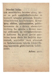 8 Mayıs 1948 Takvim Yaprağı EFM890 - 2