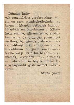 8 Mayıs 1948 Takvim Yaprağı EFM890 - 2