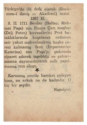 8 Şubat 1948 Takvim Yaprağı EFM918 - 4