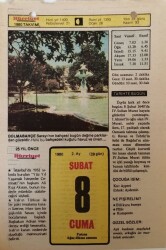 8 Şubat 1980 Takvim Yaprağı - Doğum Günü Hediyesi EFM(N)7617 - Gökçekoleksiyon