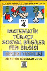80'ler 4.Sınıf Matematik Türkçe Sosyal Fen Bilgisi Beceri Testleri NDR99089 - Gökçekoleksiyon