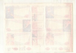 80’ler 90’lar Pop Art Aşk Temalı Okul Etiket Seti – Retro Lipstick & Champagne Tasarımlı Label Sheet AOB6128 - 2