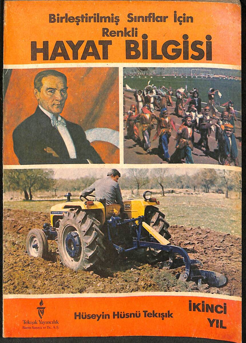 80'ler Birleştirilmiş Sınıflar İçin Renkli Hayat Bilgisi İkinci Yıl NDR99358 - 1