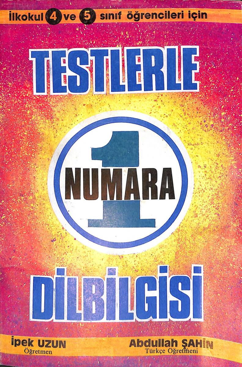 80'ler İlkokul 4 ve 5 Sınıfları İçin Testlerle 1 Numara Dil Bilgisi Kitabı NDR99113 - 1