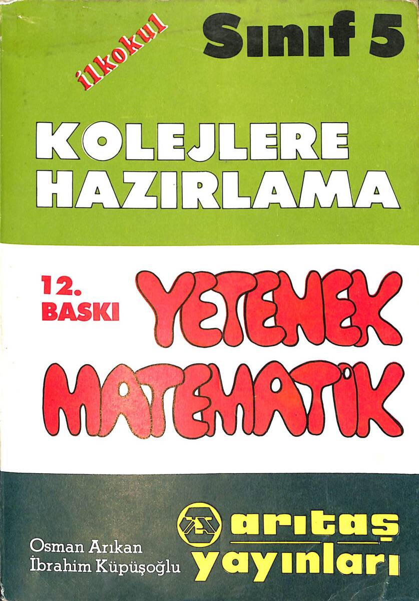 80'ler İlkokul Yetenek Matematik 5.Sınıf Hazırlık Kitabı 12.Baskı NDR99129 - 1