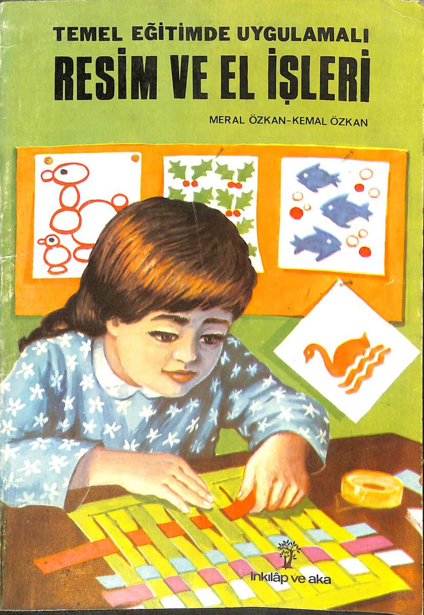 80'ler Temel Eğitimde Uygulamalı Resim ve El İşleri NDR99262 - 1