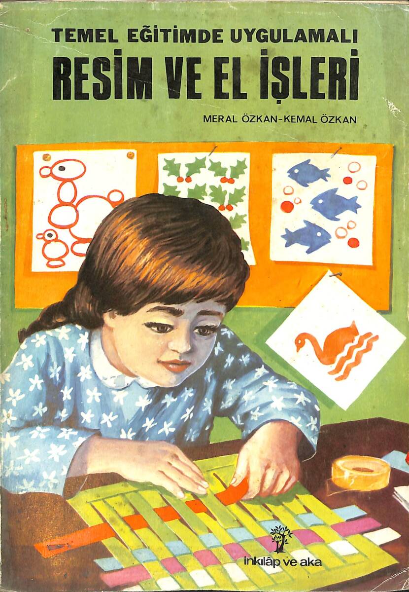 80'ler Temel Eğitimde Uygulamalı Resim ve El İşleri NDR99399 - 1