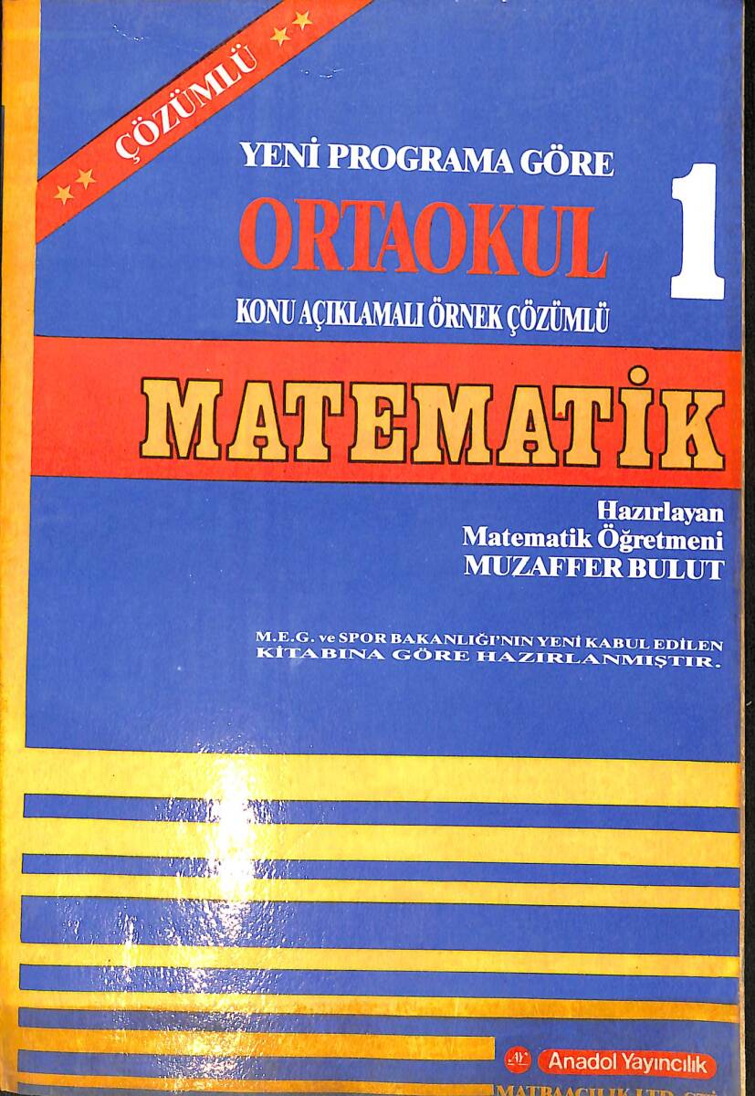 80'ler Yeni Programa Göre Ortaokul 1 Konu Açıklamalı Örnek Çözümlü Matematik Kitabı NDR99046 - 1
