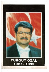 8.Dönem Cumhurbaşkanı Turgut Özal Kartpostal KRT3124 - 2