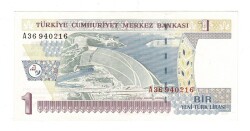 8.Emisyon 1.Tertip 1 Yeni Türk Lirası (1 YTL) Seri A36 - ÇA/ÇİL TCK10194 - 1