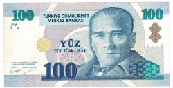 8.Emisyon 1.Tertip 100 Yeni Türk Lirası (100 YTL) Seri C12 - ÇÇT TCK10230 - 2