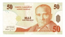 8.Emisyon 1.Tertip 50 Yeni Türk Lirası (50 YTL) Seri C44 - ÇÇT TCK10216 - 2