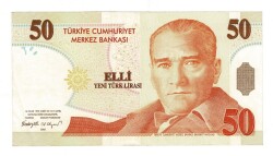 8.Emisyon 1.Tertip 50 Yeni Türk Lirası (50 YTL) Seri H10 - ÇÇT TCK10222 - 2